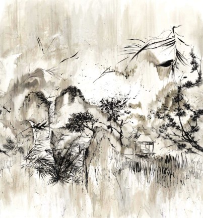 Pierre Frey FP615001 Magie japonaise Naturel luxus tapéta