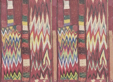 Pierre Frey FP508001 Arikara Rouge luxus tapéta