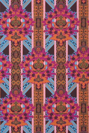 Pierre Frey FP619001 Teheran Amarante luxus tapéta