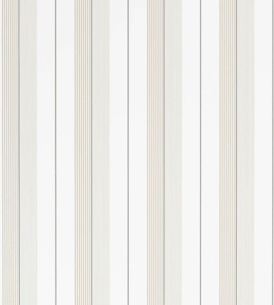 Ralph Lauren Aiden Stripe Natural-White tapéta - Paisley Home