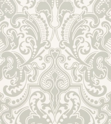 Ralph Lauren Gwynne Damask Platinum tapéta - Paisley Home