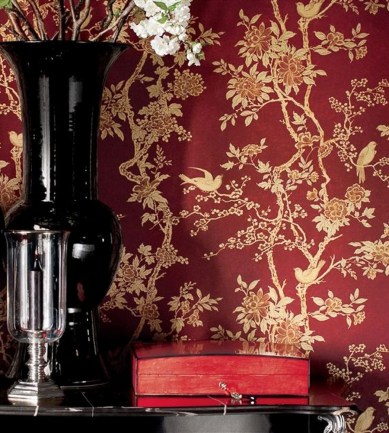 Ralph Lauren Marlowe Floral Porcelain tapéta - Paisley Home