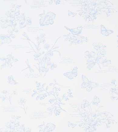 Ralph Lauren Nature Study Toile Blueberry tapéta - Paisley Home
