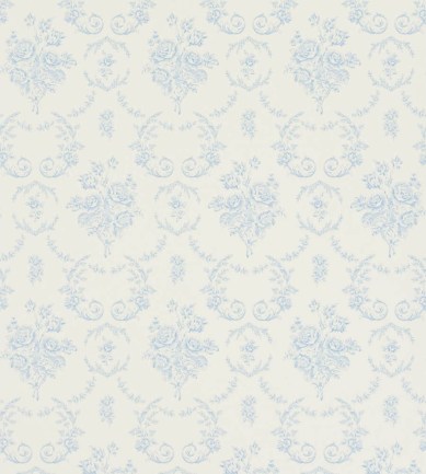 Ralph Lauren Saratoga Toile Bluebell tapéta - Paisley Home