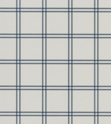Ralph Lauren Shipley Windowpane Indigo tapéta - Paisley Home