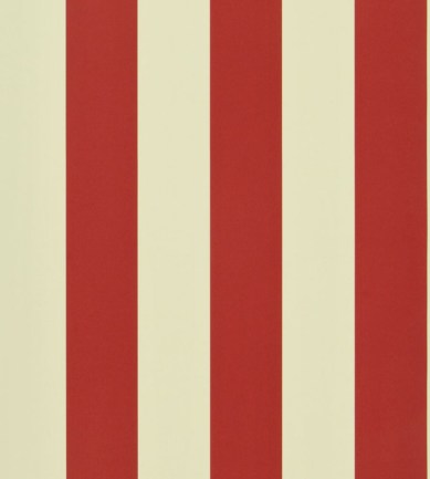 Ralph Lauren Spalding Stripe Red, Sand tapéta - Paisley Home