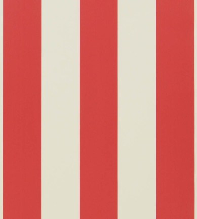 Ralph Lauren Spalding Stripe Red tapéta - Paisley Home