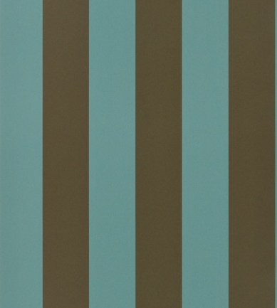 Ralph Lauren Spalding Stripe Teal tapéta - Paisley Home