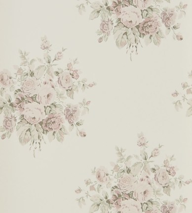 Ralph Lauren Wainscott Floral Antique Rose tapéta - Paisley Home