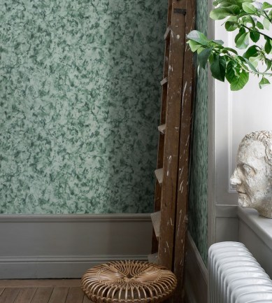 Sandberg Hannes Dark Green tapéta - Paisley Home