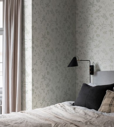 Sandberg Johanna Light Green tapéta - Paisley Home