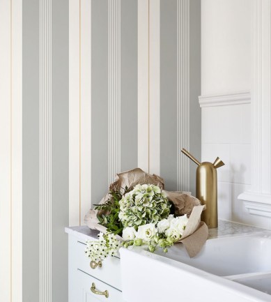 Sandberg Kristina Dark Grey tapéta - Paisley Home