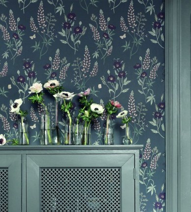 Sandberg Emma Dark grey tapéta - Paisley Home