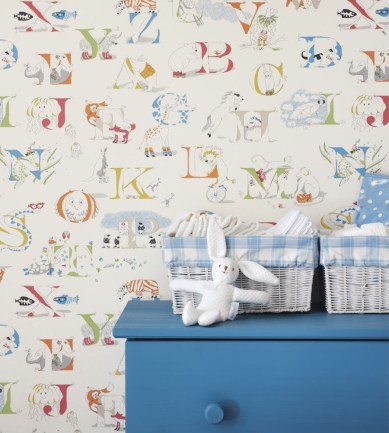 Sanderson Alphabet Zoo Neopolitan tapéta - Paisley Home