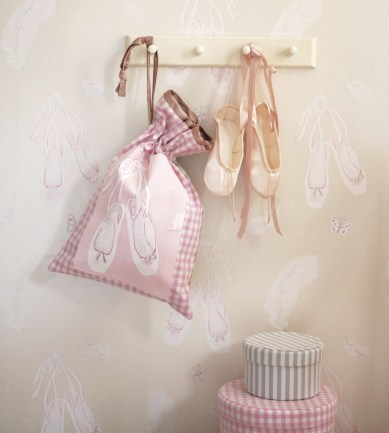 Sanderson Ballet Shoes Lavender tapéta - Paisley Home