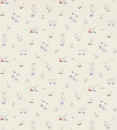 Sanderson Dogs in Clogs Rainbow Brights tapéta - Paisley Home