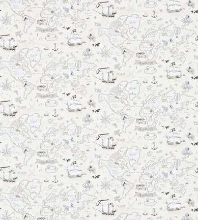 Sanderson Treasure Map Neutral tapéta - Paisley Home