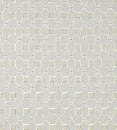 Sanderson Baroque Trellis Daffodil/Linen textil - Paisley Home