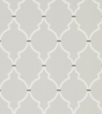 Sanderson Empire Trellis Silver / Calico tapéta - Paisley Home