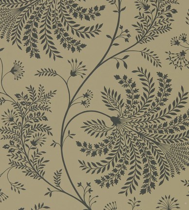 Sanderson Mapperton Charcoal / Gold tapéta - Paisley Home