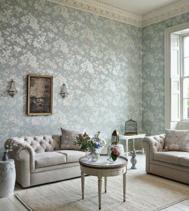 Sanderson Chiswick Grove Linen tapéta - Paisley Home
