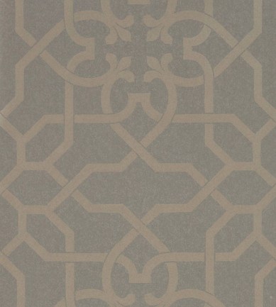 Sanderson Mawton Charcoal-Gilver tapéta - Paisley Home