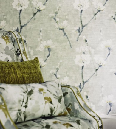 Sanderson Eleni Indian Yellow tapéta - Paisley Home