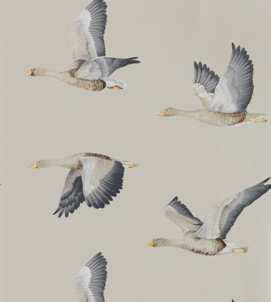 Sanderson Elysian Geese Gilver tapéta