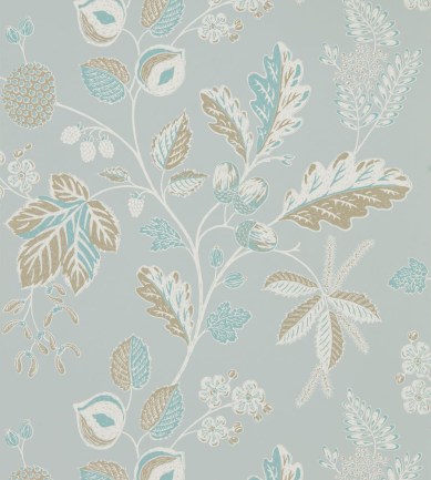 Sanderson Warwick Blue Grey tapéta