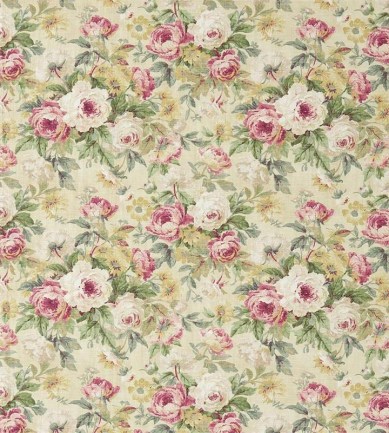 Sanderson Amelia Rose Crimson/Gold textil - Paisley Home