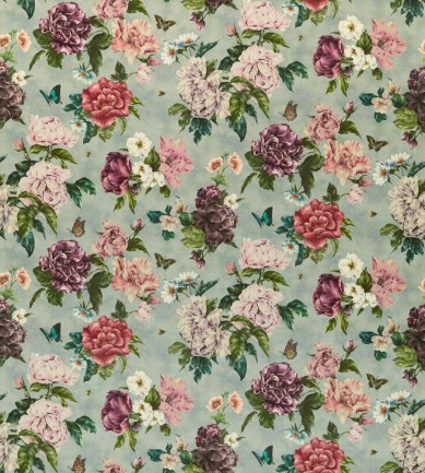 Sanderson Summer Peony Vineyard-Rose textil