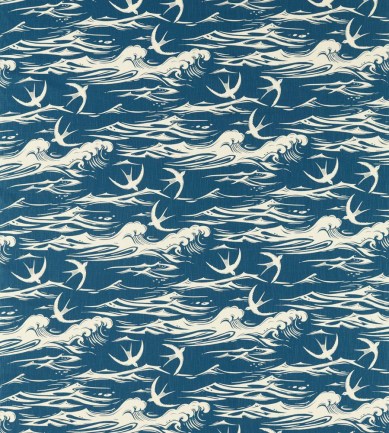 Sanderson Swallows At Sea Navy textil