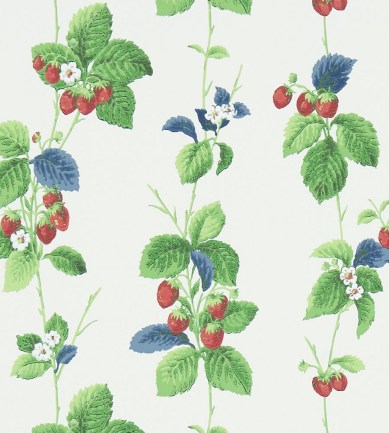 Sanderson Summer Strawberries Strawberry/Leaf tapéta - Paisley Home