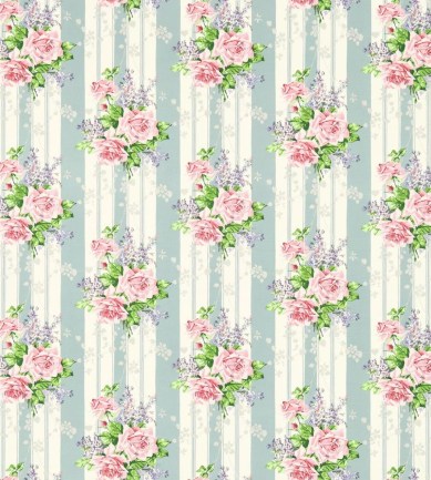 Sanderson Cecile Rose Duckegg/Rose textil - Paisley Home