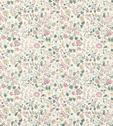 Sanderson Sita Teal/Loganberry textil - Paisley Home