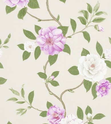 Sanderson Christabel Amethyst/Ivory tapéta - Paisley Home