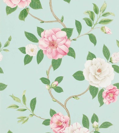 Sanderson Christabel Pinky/Sky tapéta - Paisley Home