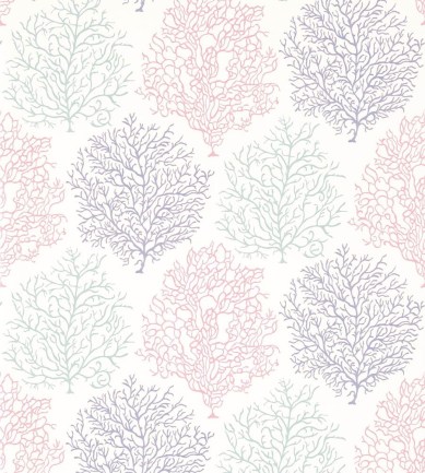 Sanderson Coral Reef Teal/Mauve tapéta - Paisley Home