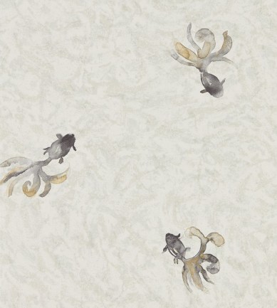 Sanderson Fantail Stone/Graphite tapéta - Paisley Home