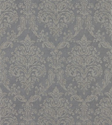 Sanderson Riverside Damask Steel/Silver tapéta - Paisley Home