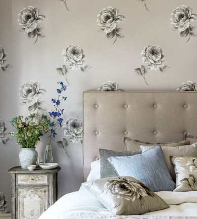 Sanderson Rosa Silver tapéta - Paisley Home