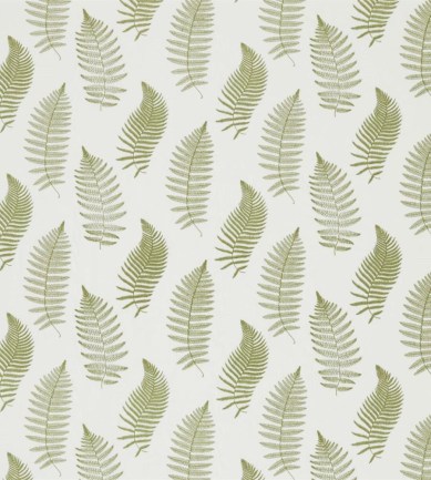 Sanderson Fern Embroidery Moss textil - Paisley Home