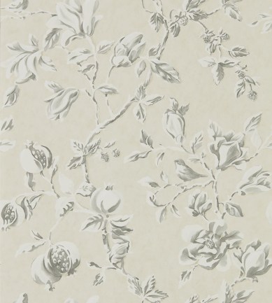 Sanderson Magnolia and Pomegranate Ivory/Charcoal tapéta - Paisley Home