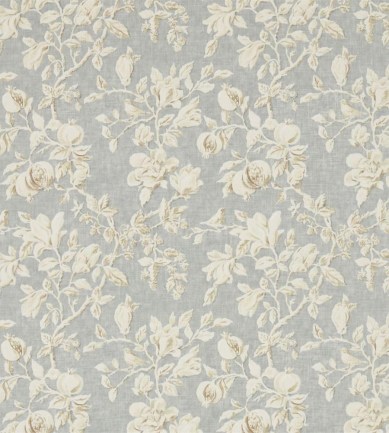 Sanderson Magnolia & Pomegranate Grey Blue/Parchment textil - Paisley Home