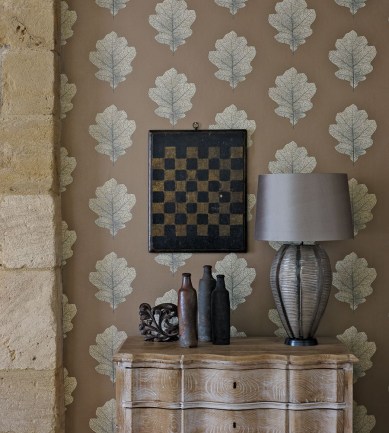 Sanderson Oak Filigree Milk/Pearl tapéta - Paisley Home