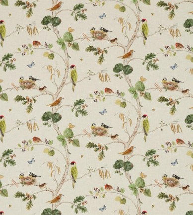 Sanderson Woodland Chorus Linen/Multi textil - Paisley Home