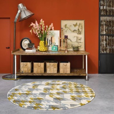 Ted Baker Ivory Atlas 160205 Ochre Circle szőnyeg - Paisley Home