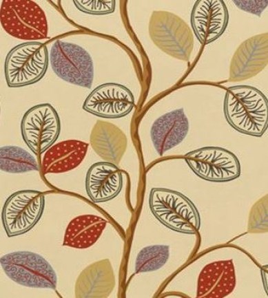 Thibaut Oxfordshire Camel and Red 839T6036  tapéta - Paisley Home
