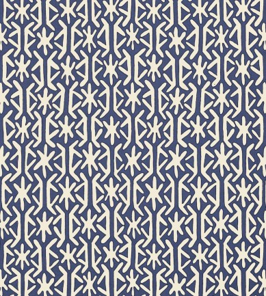 Thibaut Rinca Navy tapéta - Paisley Home