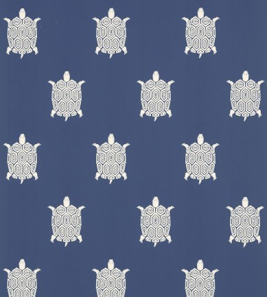 Thibaut Turtle Bay Blue tapéta - Paisley Home